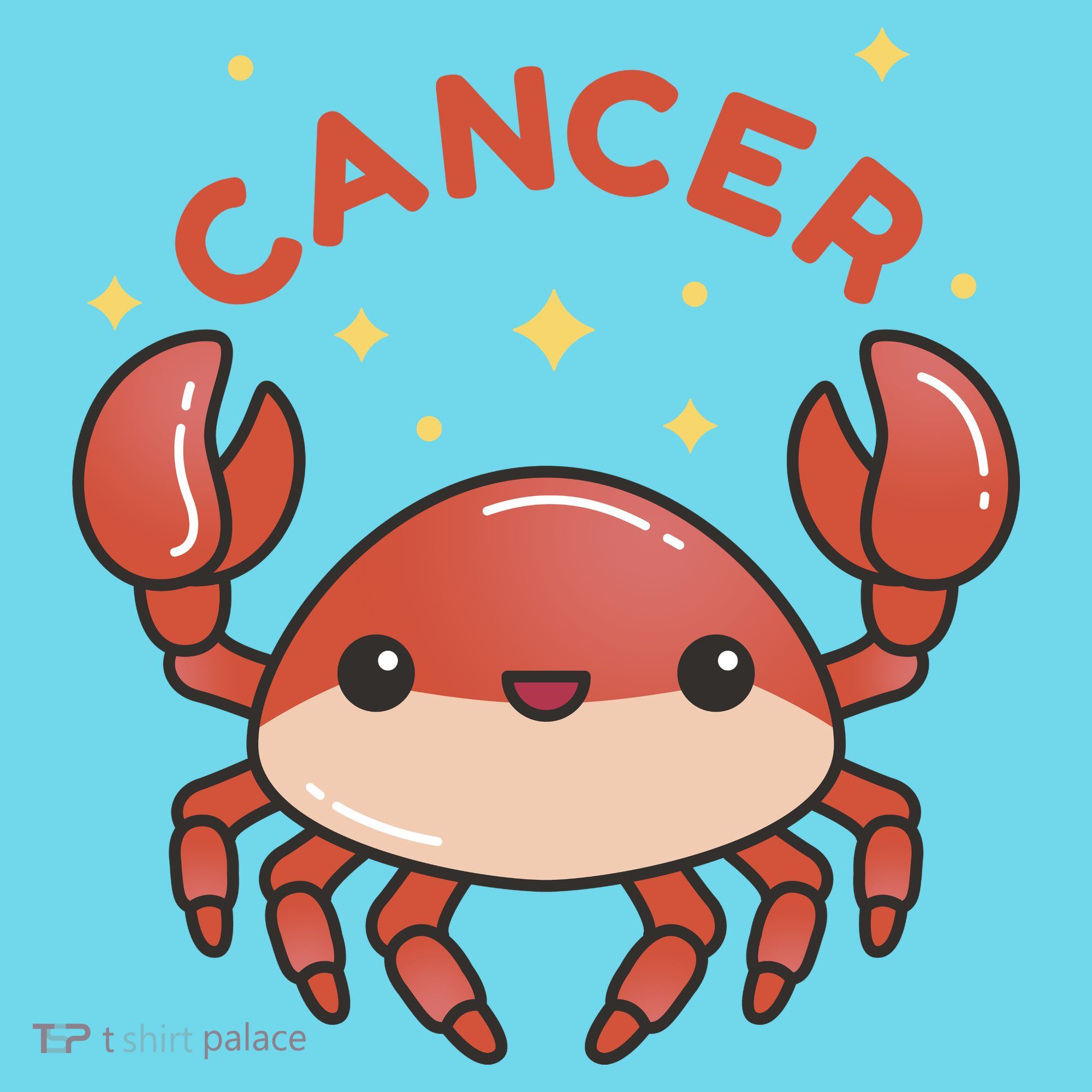 Cancer Crab Zodiac Astrology Birthday Gift T-Shirt