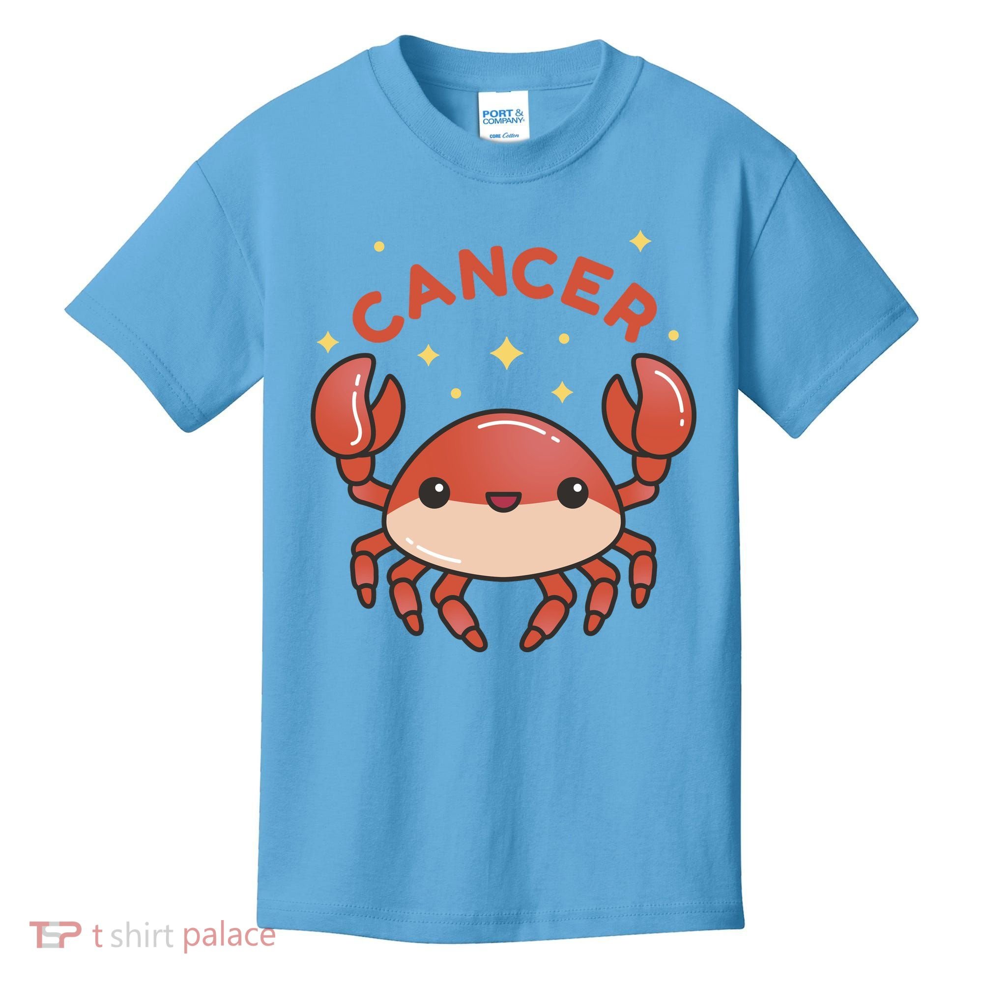 Cancer Crab Zodiac Astrology Birthday Gift Kids T-Shirt