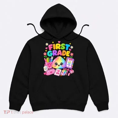 Cute Dumpling 1st First Grade Back To School Hoodie