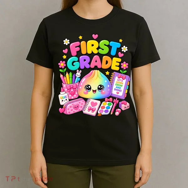 Cute Dumpling 1st First Grade Back To School T-Shirt
