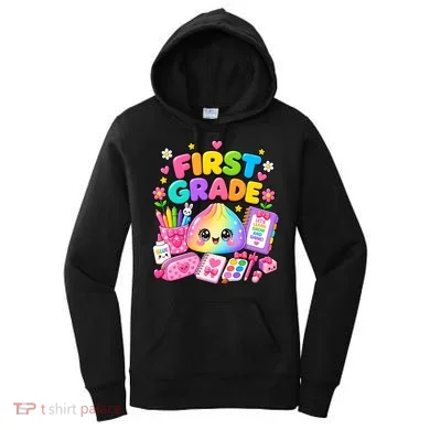 Cute Dumpling 1st First Grade Back To School Women's Hoodie