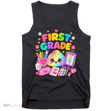 Cute Dumpling 1st First Grade Back To School Tank Top