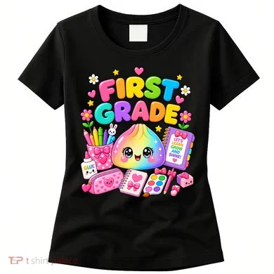 Cute Dumpling 1st First Grade Back To School Women's T-Shirt
