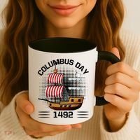 Columbus Day 1492 Coffee Mug thumb 3
