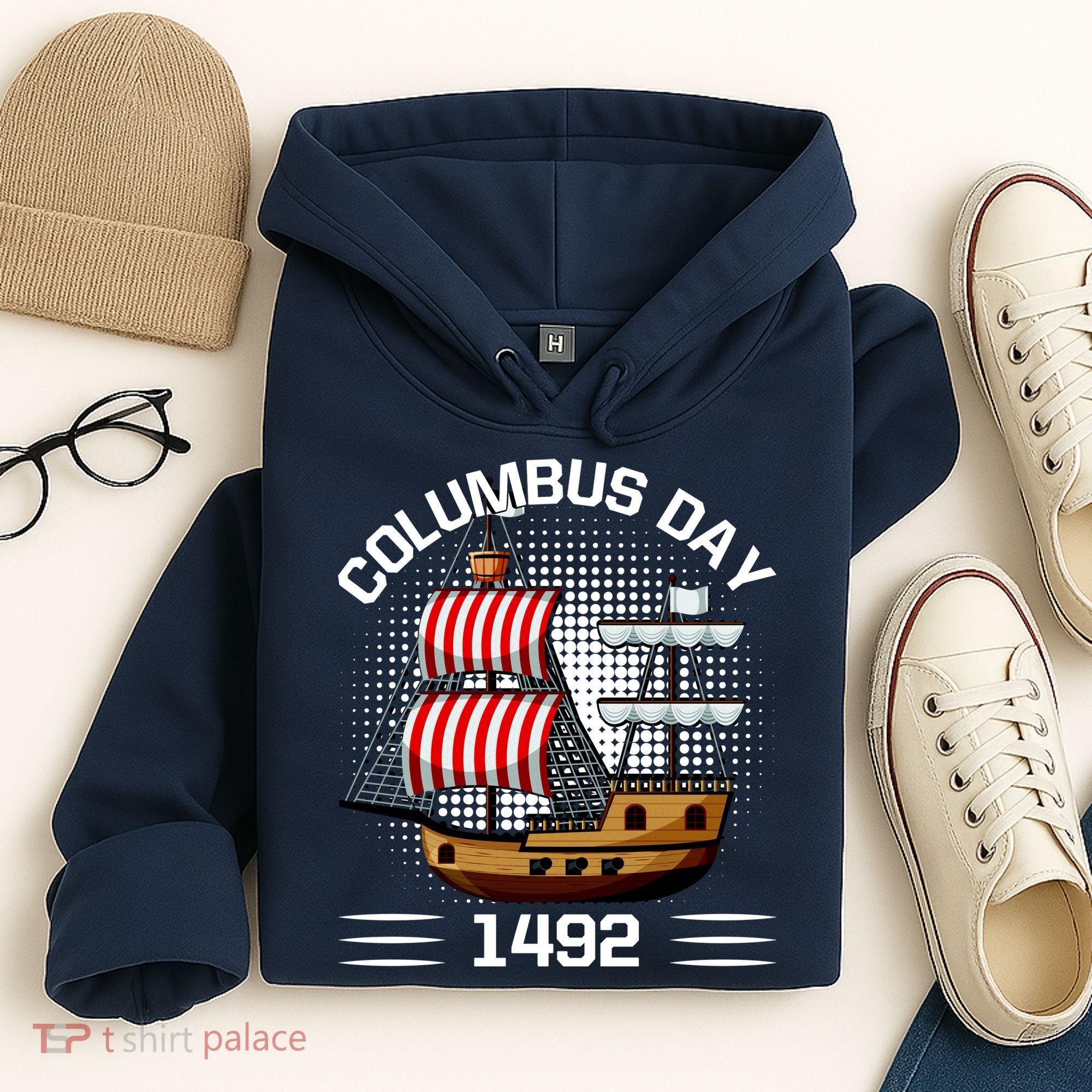 Columbus Day 1492 Hoodie