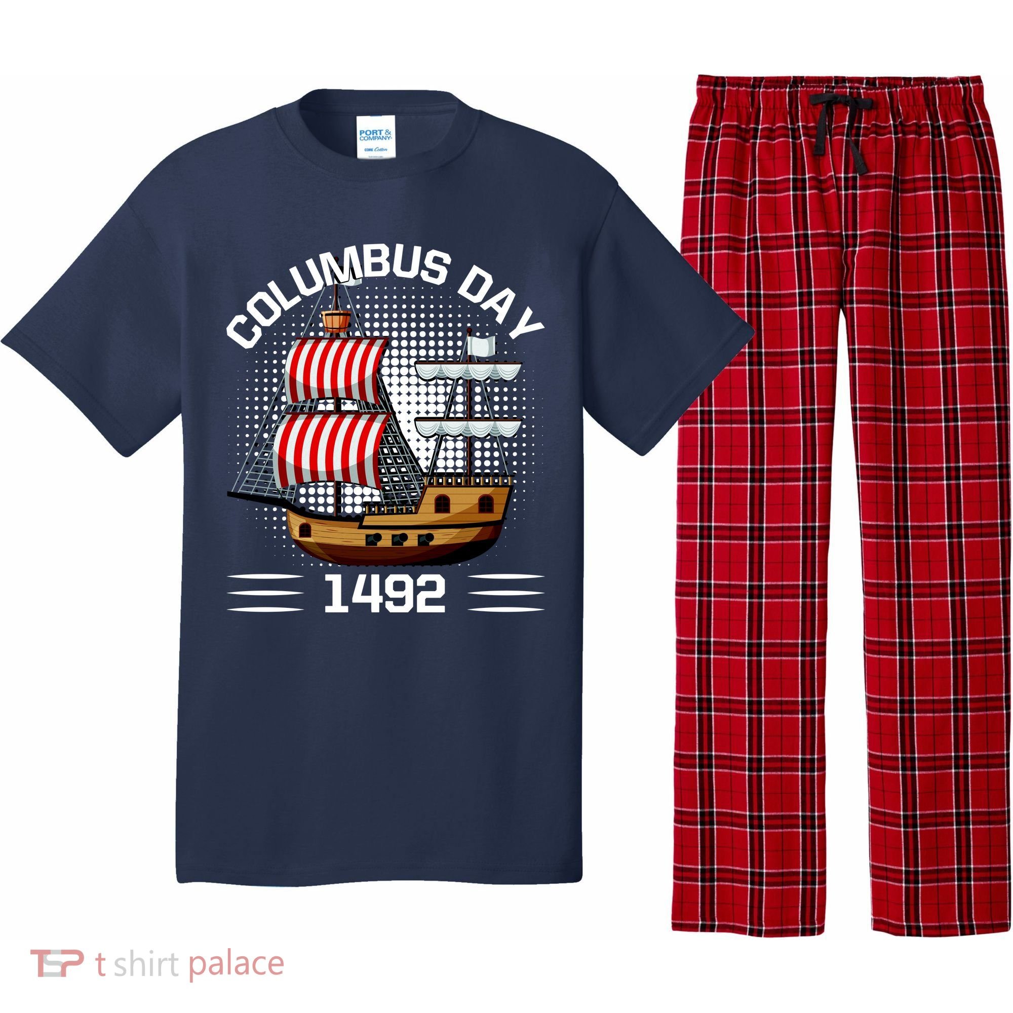 Columbus Day 1492 Pajama Set