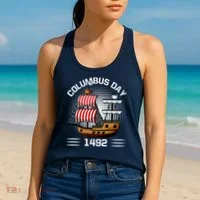 Columbus Day 1492 Women's Tank Top thumb 2