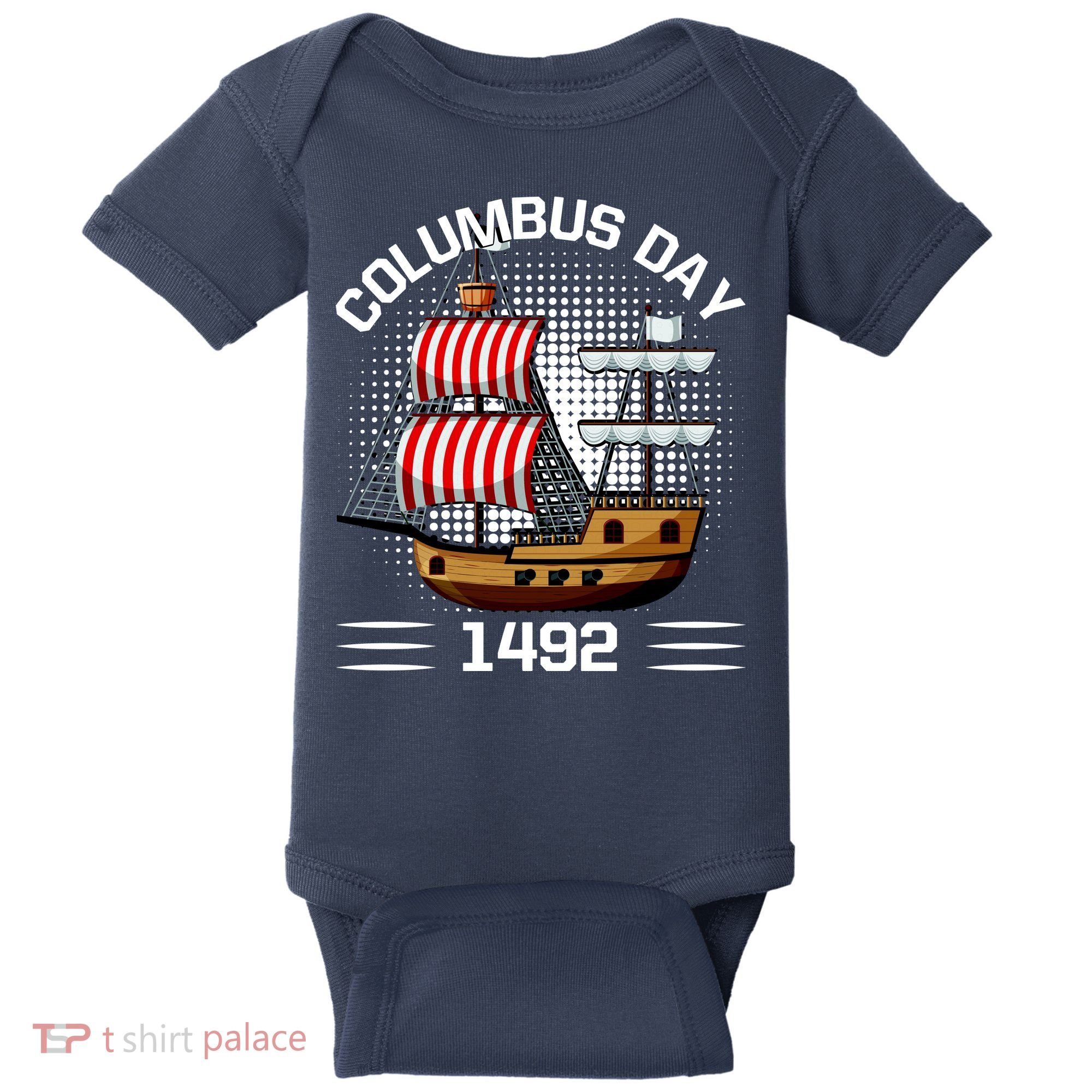 Columbus Day 1492 Baby Bodysuit