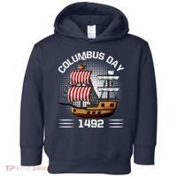 Columbus Day 1492 Toddler Hoodie thumb 0