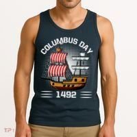 Columbus Day 1492 Tank Top thumb 3