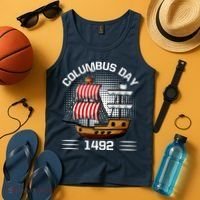 Columbus Day 1492 Tank Top thumb 4