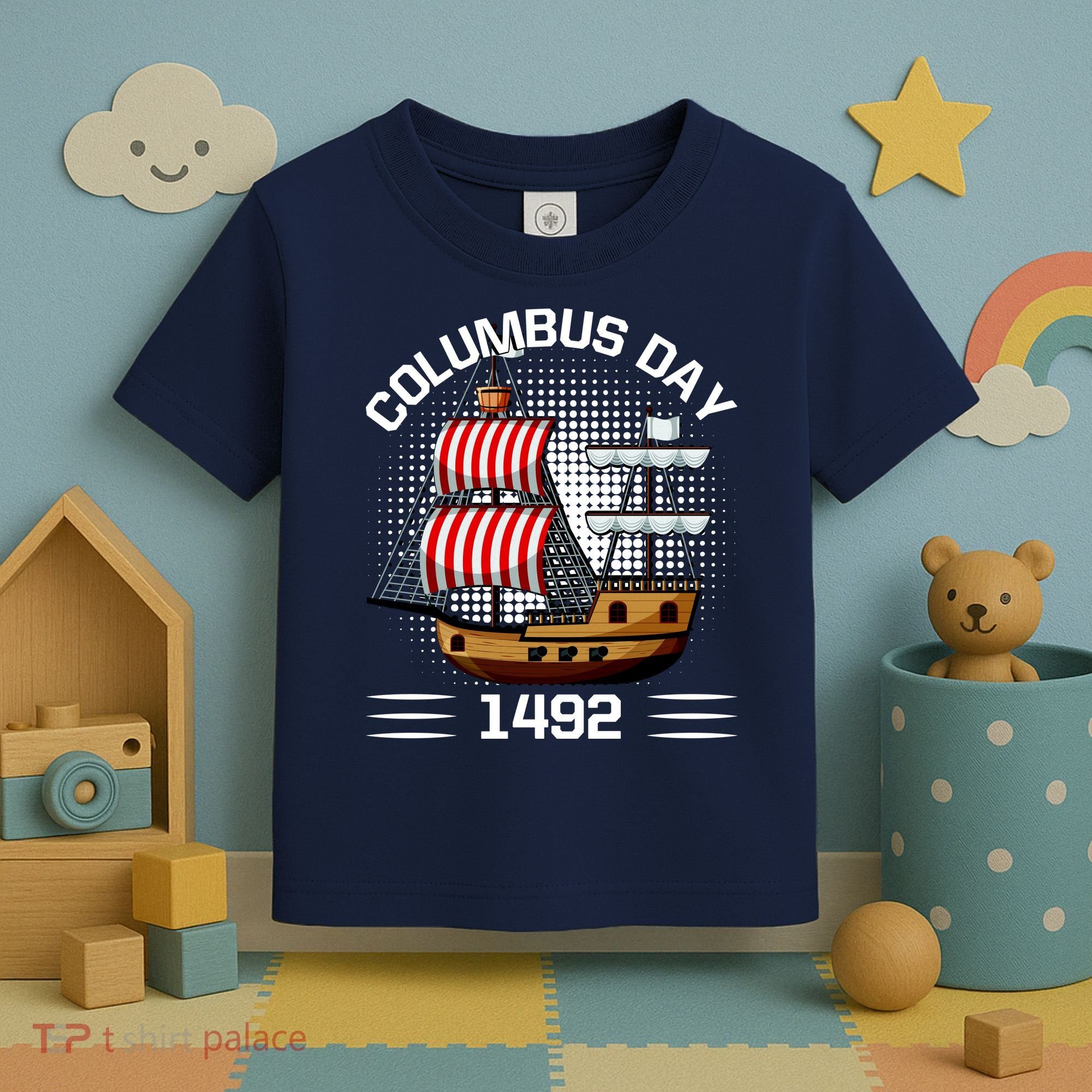 Columbus Day 1492 Toddler T-Shirt
