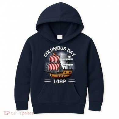 Columbus Day 1492 Kids Hoodie