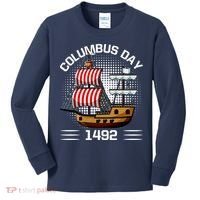 Columbus Day 1492 Kids Long Sleeve Shirt thumb 0