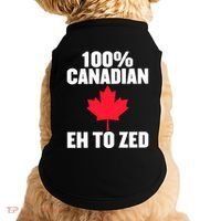 Canada Day 100% Canadian Eh To Zed Doggie Tank thumb 0