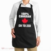 Canada Day 100% Canadian Eh To Zed Apron thumb 2
