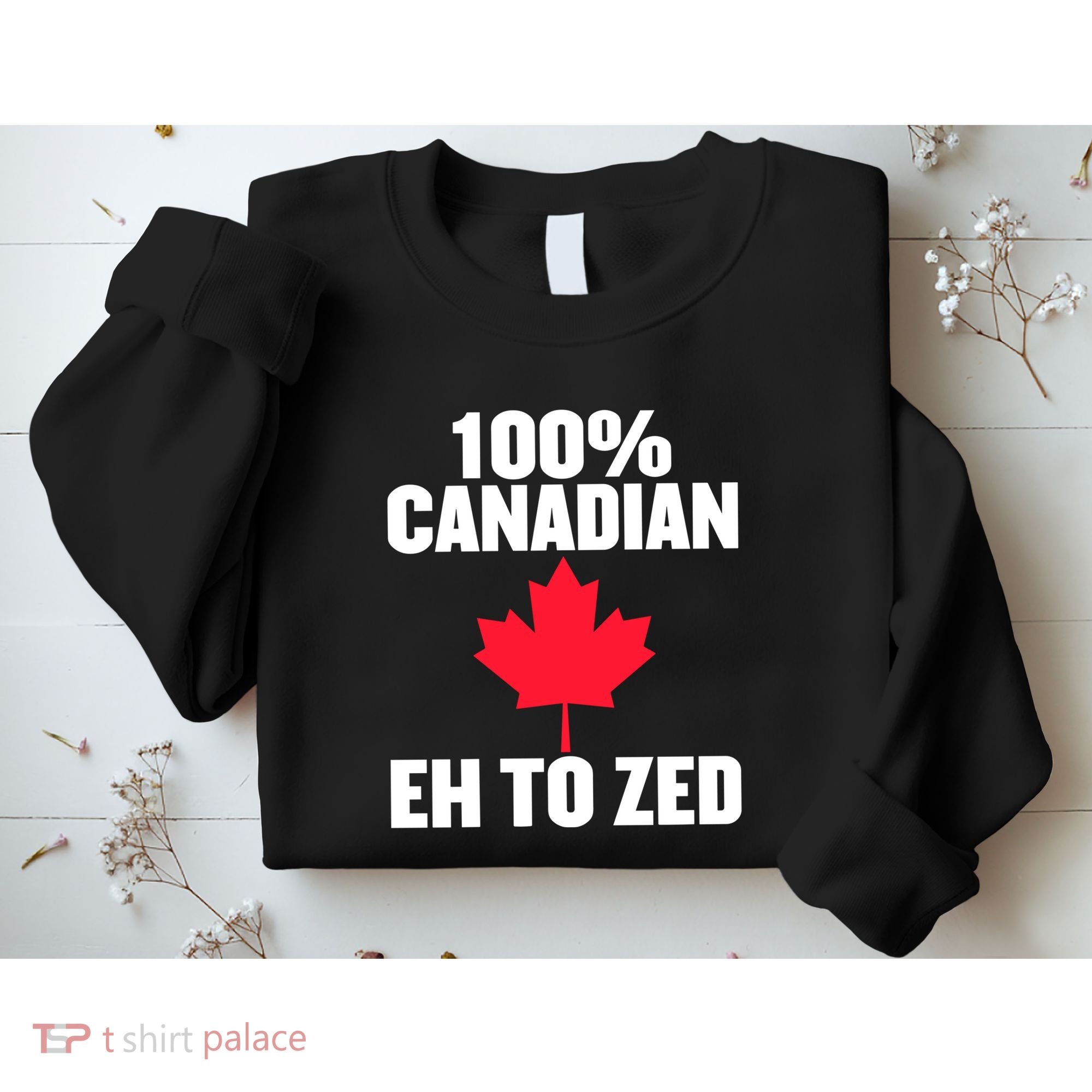 Canada Day 100% Canadian Eh To Zed Sweatshirt