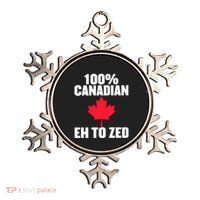 Canada Day 100% Canadian Eh To Zed Ornament thumb 0