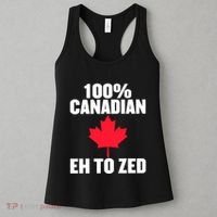 Canada Day 100% Canadian Eh To Zed Women's Tank Top thumb 3