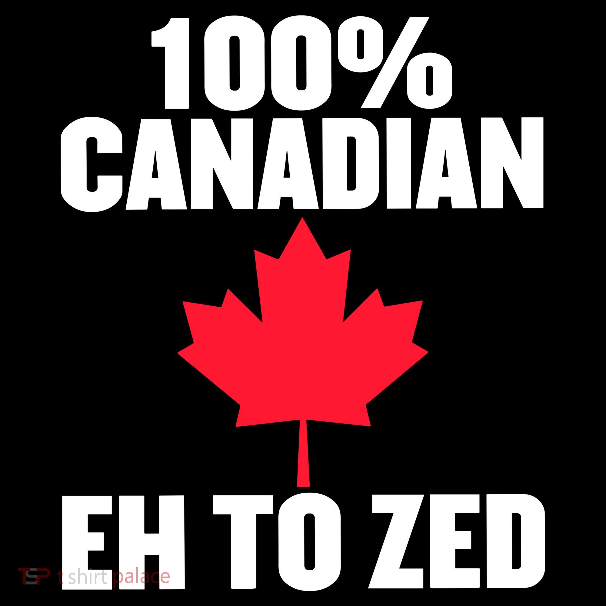 Canada Day 100% Canadian Eh To Zed Baby Bodysuit