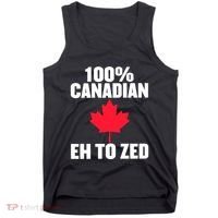 Canada Day 100% Canadian Eh To Zed Tank Top thumb 0