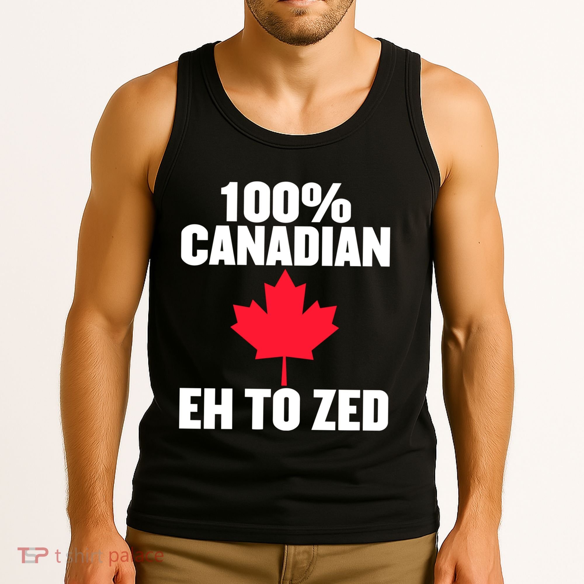 Canada Day 100% Canadian Eh To Zed Tank Top