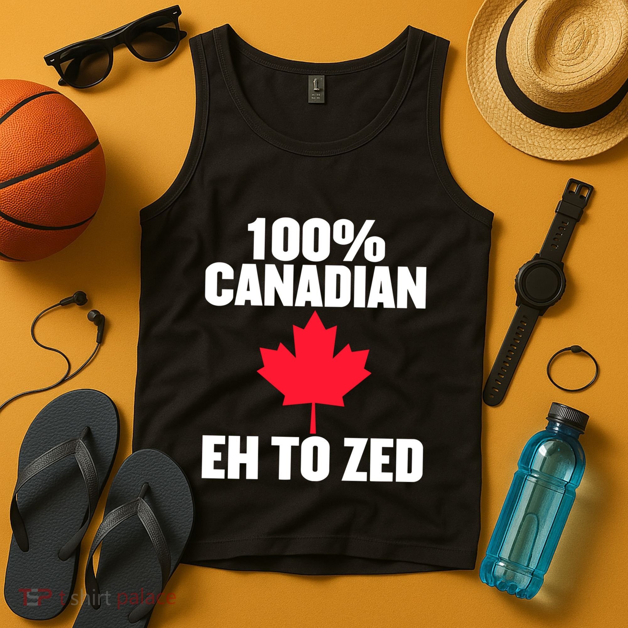 Canada Day 100% Canadian Eh To Zed Tank Top