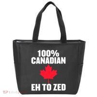 Canada Day 100% Canadian Eh To Zed Tote Bag thumb 0