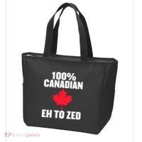 Canada Day 100% Canadian Eh To Zed Tote Bag thumb 3