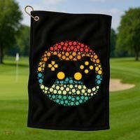 Controller Dot 15th September Boy Girl Dot Day Golf Towel thumb 1