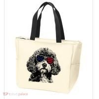 Cavapoo Dog 4th July America Usa Flag Tote Bag thumb 3