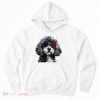 Cavapoo Dog 4th July America Usa Flag Hoodie thumb 0