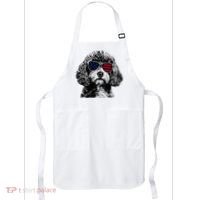 Cavapoo Dog 4th July America Usa Flag Apron thumb 0