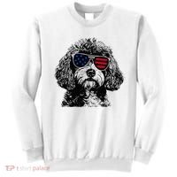 Cavapoo Dog 4th July America Usa Flag Sweatshirt thumb 0