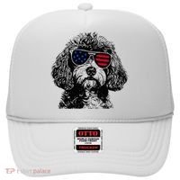 Cavapoo Dog 4th July America Usa Flag Hat thumb 0