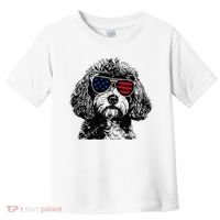Cavapoo Dog 4th July America Usa Flag Toddler T-Shirt thumb 0