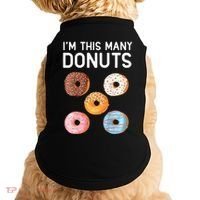 Cute Donut 5th Birthday Im This Many Donuts 5year Old Doggie Tank thumb 0