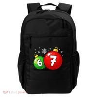 Christmas Decoration 6-7 Six Seven 67 Meme Gen Alpha Slang Backpack thumb 0