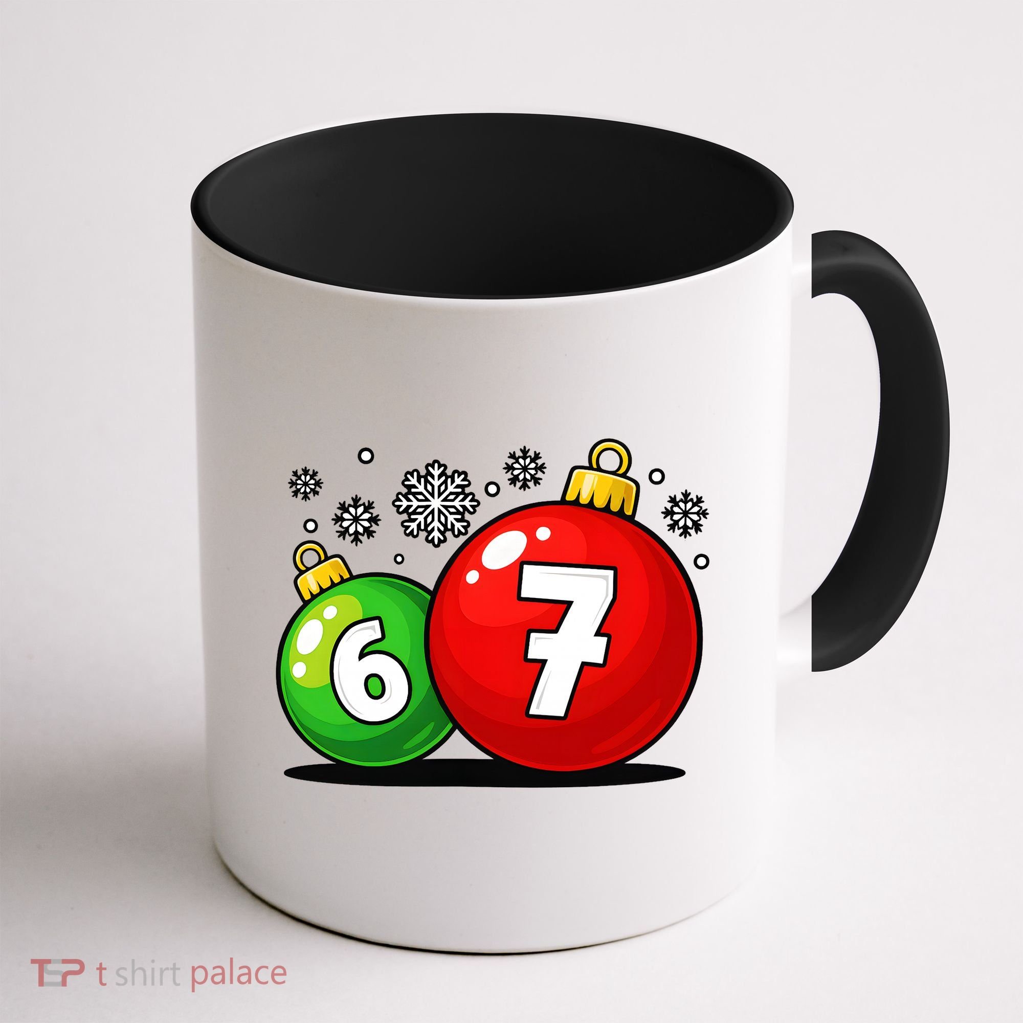 Christmas Decoration 6-7 Six Seven 67 Meme Gen Alpha Slang Coffee Mug