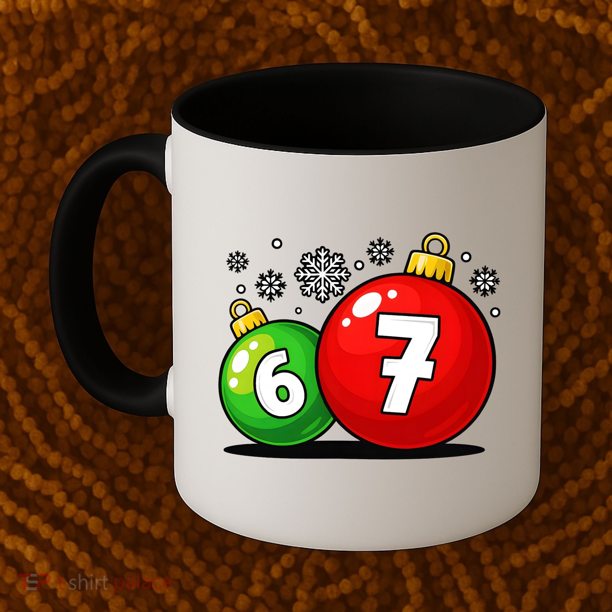 Christmas Decoration 6-7 Six Seven 67 Meme Gen Alpha Slang Coffee Mug