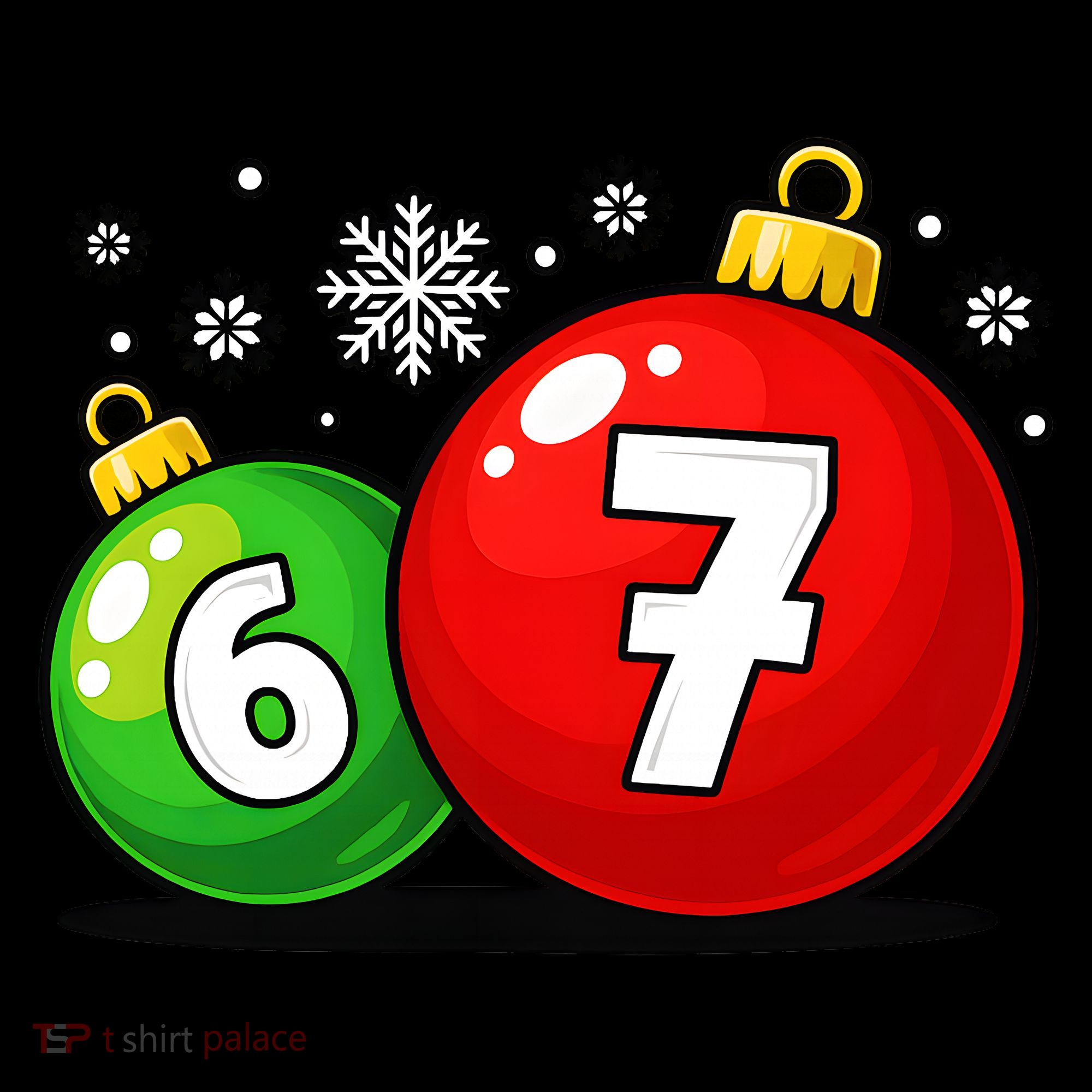 Christmas Decoration 6-7 Six Seven 67 Meme Gen Alpha Slang Coffee Mug
