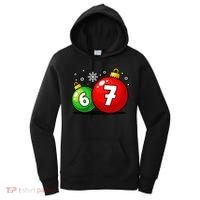 Christmas Decoration 6-7 Six Seven 67 Meme Gen Alpha Slang Women's Hoodie thumb 0