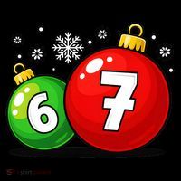 Christmas Decoration 6-7 Six Seven 67 Meme Gen Alpha Slang Women's Hoodie thumb 2