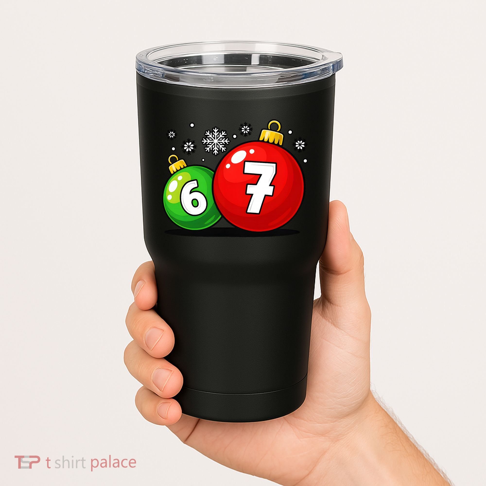 Christmas Decoration 6-7 Six Seven 67 Meme Gen Alpha Slang Tumbler