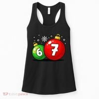 Christmas Decoration 6-7 Six Seven 67 Meme Gen Alpha Slang Women's Tank Top thumb 0