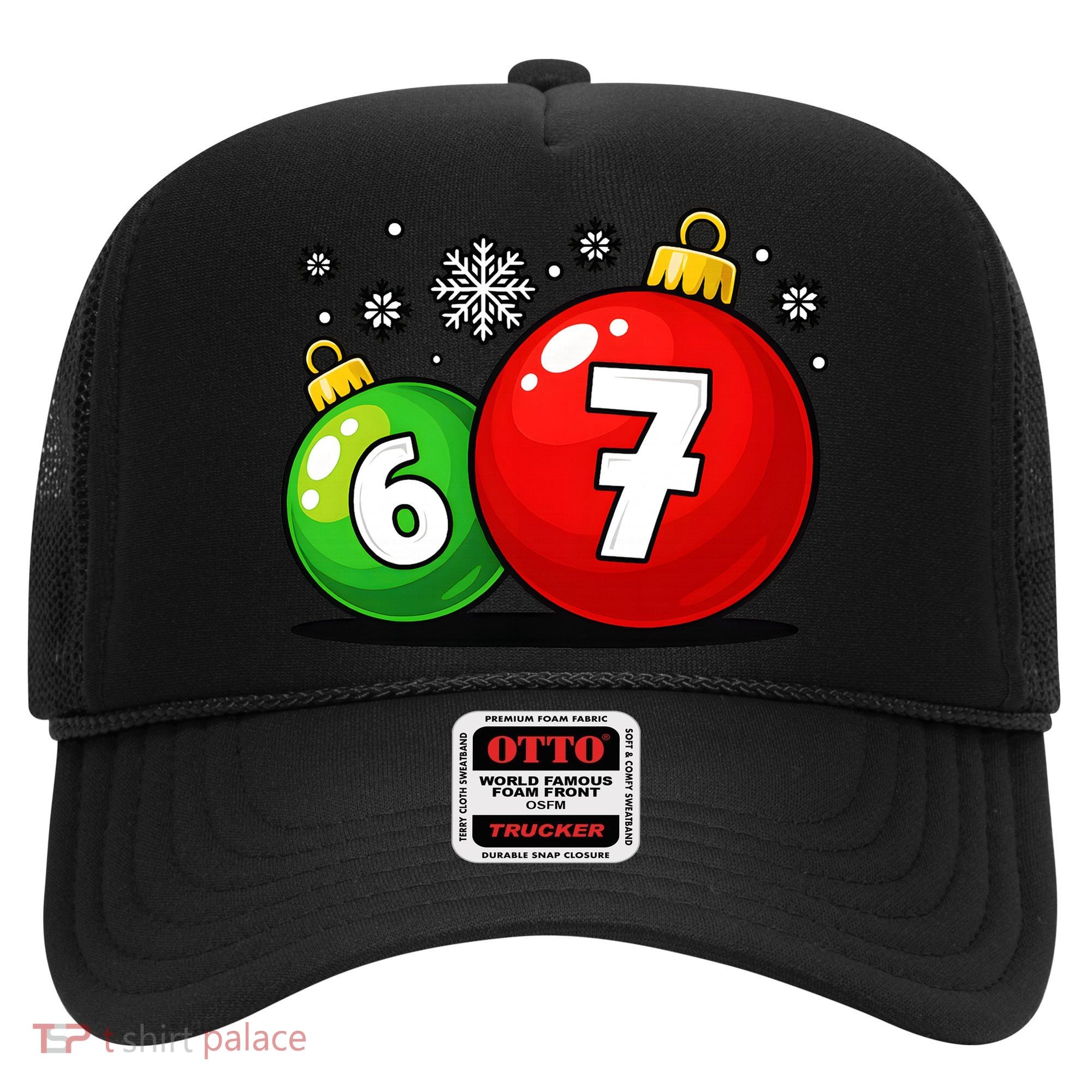 Christmas Decoration 6-7 Six Seven 67 Meme Gen Alpha Slang Hat