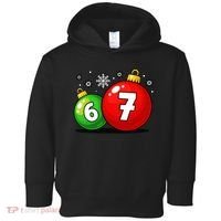 Christmas Decoration 6-7 Six Seven 67 Meme Gen Alpha Slang Toddler Hoodie thumb 0