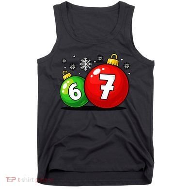 Christmas Decoration 6-7 Six Seven 67 Meme Gen Alpha Slang Tank Top