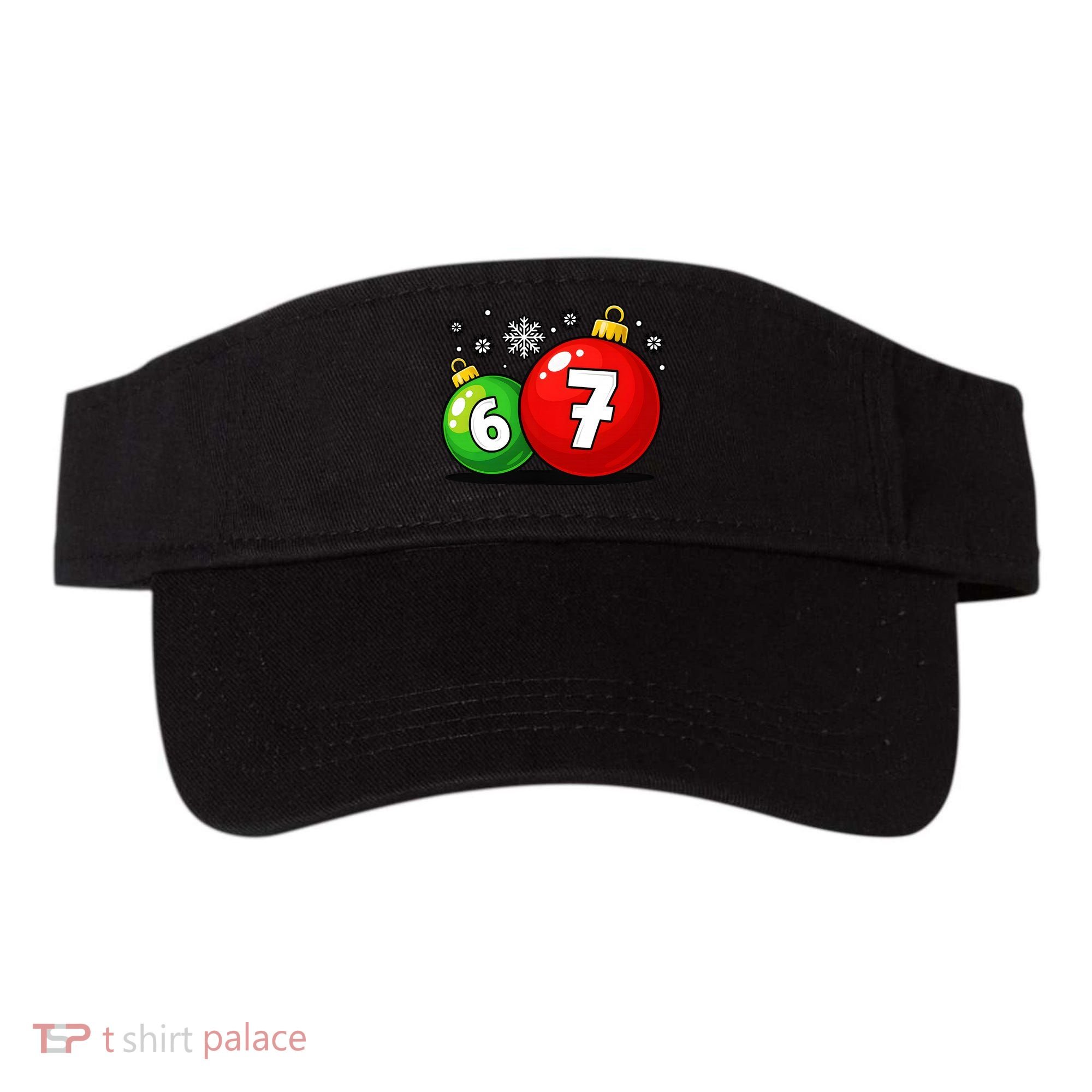 Christmas Decoration 6-7 Six Seven 67 Meme Gen Alpha Slang Visor