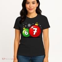 Christmas Decoration 6-7 Six Seven 67 Meme Gen Alpha Slang Women's T-Shirt thumb 4